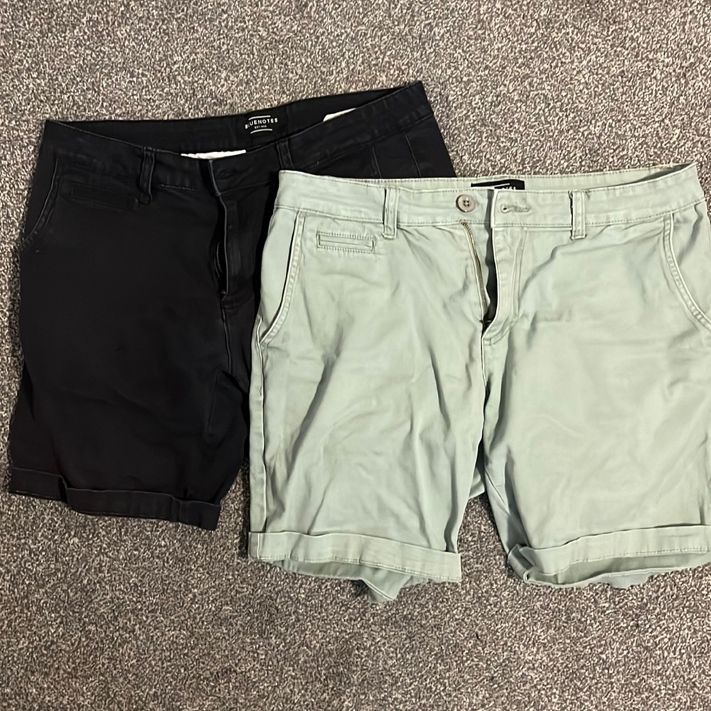 Men’s Shorts ( black and sage green )